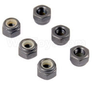 HSP 94188 spare parts-02102 M3 Nylon Nut,anti-Lock nut(6pcs),HSP 94188 RC Car Truck Parts,HSP 1:10 RC Truck Spare parts Accessories,HSP 94188 Official Parts