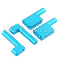 HSP 94188 spare parts-122203 122003 102003 (02046 02047)-01 Upgrade Aluminum Radio Tray Mount-Blue,Upgrade HSP 94188 RC Car Truck Parts,Upgrade HSP 1:10 RC Truck Spare parts Accessories,HSP 94188 Upgrade Parts