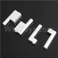 HSP 94188 spare parts-122203 122003 102003 (02046 02047)-02 Upgrade Aluminum Radio Tray Mount-Silver,Upgrade HSP 94188 RC Car Truck Parts,Upgrade HSP 1:10 RC Truck Spare parts Accessories,HSP 94188 Upgrade Parts