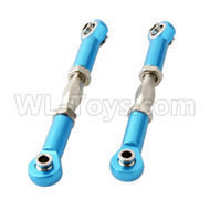 HSP 94188 spare parts-166617 166017 106017 (06016 08042)-01 Upgrade Aluminum Front or Rear Servo Link Rod(2pcs)-Blue,Upgrade HSP 94188 RC Car Truck Parts,Upgrade HSP 1:10 RC Truck Spare parts Accessories,HSP 94188 Upgrade Parts