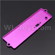 HSP 94188 spare parts-166664 166064 122064 (02111)-02 Upgrade Aluminum Battery Cover-Purple,Upgrade HSP 94188 RC Car Truck Parts,Upgrade HSP 1:10 RC Truck Spare parts Accessories,HSP 94188 Upgrade Parts