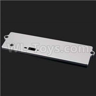 HSP 94188 spare parts-166664 166064 122064 (02111)-04 Upgrade Aluminum Battery Cover-Silver,Upgrade HSP 94188 RC Car Truck Parts,Upgrade HSP 1:10 RC Truck Spare parts Accessories,HSP 94188 Upgrade Parts