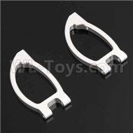 HSP 94188 spare parts-188818 188018 (08048)-01 Upgrade Aluminum Front Upper Arm(2pcs)-Silver,Upgrade HSP 94188 RC Car Truck Parts,Upgrade HSP 1:10 RC Truck Spare parts Accessories,HSP 94188 Upgrade Parts
