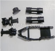 HBX Survivor MT 12811 Gear Box Housing & Upper Deck,Second Floor plate & Battery Cover Parts-12601R