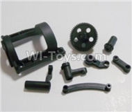 HBX Survivor MT 12811 Motor Seat + Big Gear+ Sttering Parts Parts-12602R,HaiBoXing urvivor MT 12811 12811B RC Car Parts