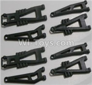 HBX Survivor MT 12811 Front And Rear Suspension Arms,Front And Rear Swing Arm(Total 8PCS) Parts-12603,HaiBoXing urvivor MT 12811 12811B RC Car Parts