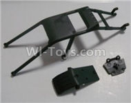 HBX Survivor MT 12811 Anti-roll cage and Front anti-collision(Can only be used for 12811B car) Parts-12608,HaiBoXing urvivor MT 12811 12811B RC Car Parts
