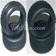 HBX Survivor MT 12811 Front and Rear Tire lether-4pcs(Not include the Wheel hub) Parts-12034 12037,HaiBoXing urvivor MT 12811 12811B RC Car Parts
