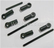 HBX Survivor MT 12811 Front Steering link rod(2pcs) & Servo link rod(1pcs) Parts-12610