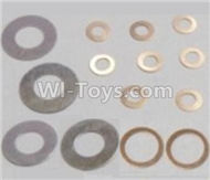 HBX Survivor MT 12811 Washers-4PCS(φ6.3X12.5X0.2mm) & Washers-8PCS(φ2.7X5.5X0.3mm) & Washers-2PCS(φ8.2X10.5X0.3mm) Parts-12617