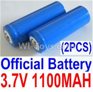 HBX Survivor MT 12811 Official 3.7V 1100mAH Battery(Li-ion Batteries)-2pcs-Parts-12619A, (This parts now has no produce ,you can buy the upgrade 1500mah battery ,and buy 12600BT Chassis,Bottom frame(For 1500mah) together)