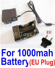 HBX Survivor MT 12811 Charge Box and Charger parts-25206(Europen Standard Socket)-(Can only be used for 1000mah Battery)