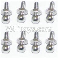 HBX Survivor MT 12811 Ball Studs(8pcs) Parts-H013,HaiBoXing urvivor MT 12811 12811B RC Car Parts