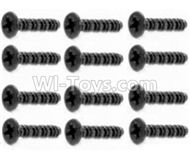 HBX Survivor MT 12811 Round Head Self Tapping Screw-2.6X15mm(12PCS) Parts-S107