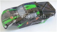 HBX Survivor MT 12811 Buggy Body shell,Car shell-Green Parts-12685,HaiBoXing urvivor MT 12811 12811B RC Car Parts