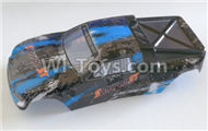 HBX Survivor MT 12811 Buggy Body shell,Car shell-Blue Parts-12686,HaiBoXing urvivor MT 12811 12811B RC Car Parts