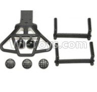 HaiBoXing HBX 12812 Front shockproof board,Front Shock Absorbers board & Column for the Car canopy(For Big truck) Parts-12607,1/12 HaiBoXing HBX 12812 Survivor ST RC Truck Spare parts Accessories