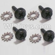 HaiBoXing HBX 12812 Wheel Lock Screws+Lock Pads(4 set) Parts-12618,1/12 HaiBoXing HBX 12812 Survivor ST RC Truck Spare parts Accessories