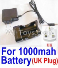 HaiBoXing HBX 12812 Charge Box and Charger(United Kingdom Standard Socket)-(Can only be used for 1000mah Battery) Parts-25209,1/12 HaiBoXing HBX 12812 Survivor ST RC Truck Spare parts Accessories