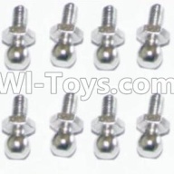 HaiBoXing HBX 12812 Parts-Ball Studs(8pcs) Parts-H013,1/12 HaiBoXing HBX 12812 Survivor ST RC Truck Spare parts Accessories