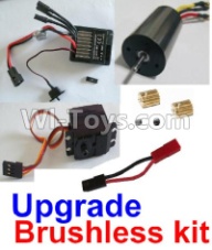 HaiBoXing HBX 12812 Upgrade Brushless kit(Include ESC,Brushless motor,Sero,motor gear,screws,and wire) Parts-,1/12 HaiBoXing HBX 12812 Survivor ST RC Truck Spare parts Accessories