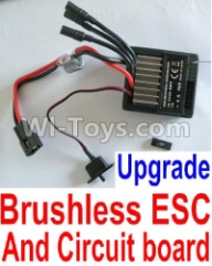 HaiBoXing HBX 12812 Upgrade Brushless ESC and Receiver board together Parts-12216,1/12 HaiBoXing HBX 12812 Survivor ST RC Truck Spare parts Accessories