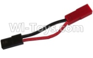 HaiBoXing HBX 12812 ESC-to-Battery Plug Adaptor Wire(1pcs) Parts-12634,1/12 HaiBoXing HBX 12812 Survivor ST RC Truck Spare parts Accessories