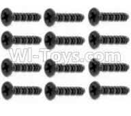 HaiBoXing HBX 12812 Screw Parts-Round Head Self Tapping Screw-2.6X15mm(12PCS) Parts-S107,1/12 HaiBoXing HBX 12812 Survivor ST RC Truck Spare parts Accessories