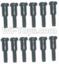 HaiBoXing HBX 12812 Screw Parts-Step Screws-3.5X4.5mm-3X4.6mm(12PCS) Parts-S152,1/12 HaiBoXing HBX 12812 Survivor ST RC Truck Spare parts Accessories