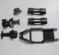 HBX 12813 Gear Box Housing & Upper Deck,Second Floor plate & Battery Cover Parts-12601R,1/12 HaiBoXing HBX 12813 Survivor MT RC Car Parts