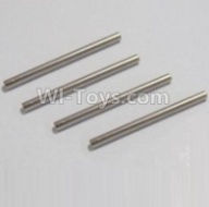 HBX 12813 Parts-(Front and Rear)Lower swing arm,(Front and Rear)Lower Suspension Hinge Pins(4pcs)-2.5X36mm Parts-12614,1/12 HaiBoXing HBX 12813 Survivor MT RC Car Parts