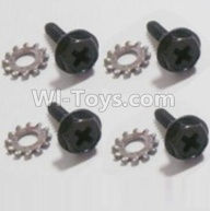 HBX 12813 Wheel Lock Screws+Lock Pads(4 set) Parts-12618,1/12 HaiBoXing HBX 12813 Survivor MT RC Car Parts