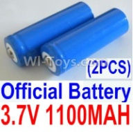 HBX 12813 Battery Parts-Official 3.7V 1100mAH Battery(Li-ion Batteries)-2pcs,(This parts now has no produce ,you can buy the upgrade 1500mah battery ,and buy 12600BT Chassis,Bottom frame(For 1500mah) together)-12619A