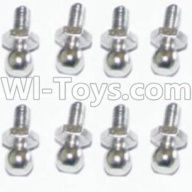HBX 12813 Ball Studs(8pcs) Parts-H013,1/12 HaiBoXing HBX 12813 Survivor MT RC Car Parts