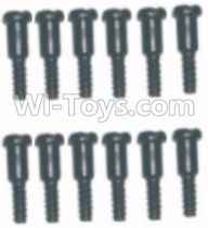 HBX 12813 Screw Parts-Step Screws-3.5X4.5mm-3X4.6mm(12PCS) Parts-S152,1/12 HaiBoXing HBX 12813 Survivor MT RC Car Parts