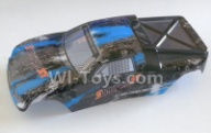 HBX 12813 Body shell cover Parts-Buggy Body shell,Car shell-Blue Parts-12686,1/12 HaiBoXing HBX 12813 Survivor MT RC Car Parts