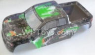 HBX 12813 Body shell cover Parts-Truck Body shell,Car shell-Green Parts-12688,1/12 HaiBoXing HBX 12813 Survivor MT RC Car Parts