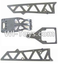 HBX 12881 Parts-Front side panel & motor cover & upper Steering seat Parts-12002P,HaiBoXing HBX 12881 VORTEX RC Car Parts