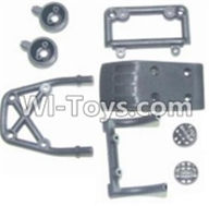 HBX 12881 Front bottom seat Assembly & Light cover & Front upper seat Parts-12014,HaiBoXing HBX 12881 VORTEX RC Car Parts