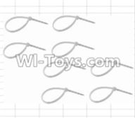 HBX 12881 Zip Ties - Small(8pcs) Parts-P011,HaiBoXing HBX 12881 VORTEX RC Car Parts