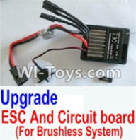 HBX 12881 Upgrade Brushless ESC and Circuit board Parts-12216,HaiBoXing HBX 12881 VORTEX RC Car Parts