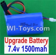 HBX 12881 Battery Parts-Upgrade 7.4V 1500MAH Battery(1pcs) Parts-12225,HaiBoXing HBX 12881 VORTEX RC Car Parts