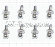 HBX 12881 Ball Stud(8pcs) Parts-H013,HaiBoXing HBX 12881 VORTEX RC Car Parts