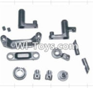 HBX 12882P ONSLAUGHT Parts-Steering Assembly & Servo Saver Assembly & Battery Door Block,Battery Door Lock Parts-12009P,HaiBoXing HBX 12882P ONSLAUGHT RC Car Parts