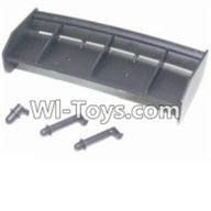HBX 12882P ONSLAUGHT Tail wing & Column for the Car canopy Parts-12013,HaiBoXing HBX 12882P ONSLAUGHT RC Car Parts