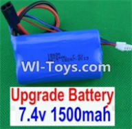 HBX 12882P ONSLAUGHT Battery Parts-Upgrade 7.4V 1500MAH Battery(1pcs) Parts-12225,HaiBoXing HBX 12882P ONSLAUGHT RC Car Parts