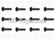 HBX 12882P ONSLAUGHT Screws Parts-Countersunk Screw(12pcs)-3X10mm Parts-S062,HaiBoXing HBX 12882P ONSLAUGHT RC Car Parts
