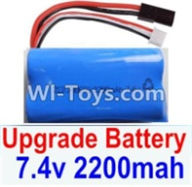HBX 12883 Battery Parts-Upgrade 7.4V 2200mah Battery(1pcs) Parts-,HBX 12883P Car Parts