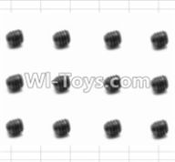 HBX 12883 Screws Parts-Set Screw(12pcs)-3X3mm Parts-S016,HBX 12883P Car Parts