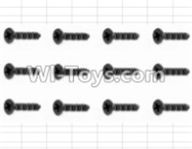 HBX 12883 Screws Parts-Countersunk Self Tapping Screw(12pcs)-2X9mm Parts-S038,HBX 12883P Car Parts
